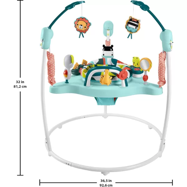 imageFisherPrice Baby Bouncer Activity Center Blooming Fun Jumperoo with Music Lights and Developmental Toys for InfantsColorful Jumperoo