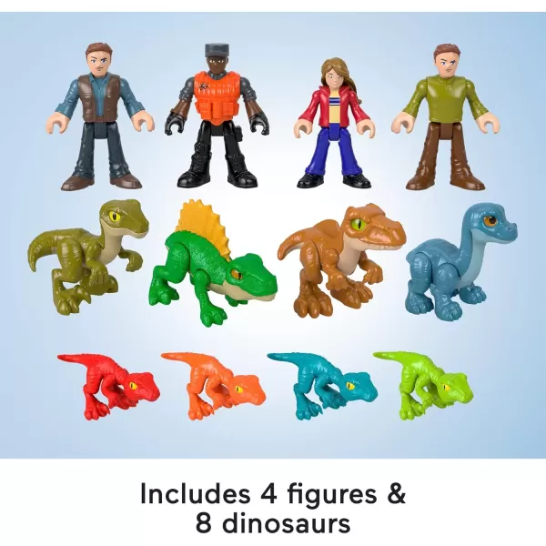 imageFisherPrice Imaginext Jurassic World Advent Calendar Christmas Gift of 25 Dinosaur Toys ampamp Figures for Preschool Kids Ages 3 Years