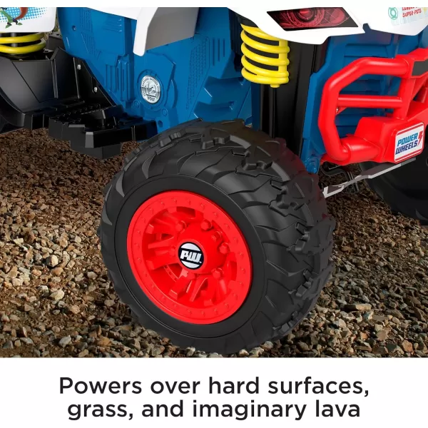 imagePower Wheels DC League of SuperPets RideOn Toy Racing Atv Battery Powered Vehicle for Preschool Kids Ages 37 YearsDC Super Pets Jeep