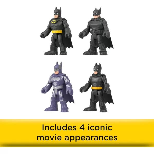 imageFisherPrice Imaginext DC Super Friends Batman Toys 85th Anniversary Collection Movie Figure Set for Adult Fans ampamp Preschool Kids Ages 3 Years