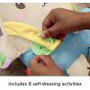 imageFisherPrice Toddler Educational Toy Learn to Dress Bunny Plush Animal Activity Doll for Preschool Kids Ages 2 Years