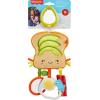 imageFisherPrice Baby Toy Brunch ampamp Go Stroller Activity Pretend Food with Mirror Crinkle ampamp Teether for Travel Play Newborns Ages 3 Months