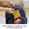 imageFisherPrice Baby Toy Brunch ampamp Go Stroller Activity Pretend Food with Mirror Crinkle ampamp Teether for Travel Play Newborns Ages 3 Months