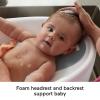imageFisherPrice Baby to Toddler Bath Simple Support Tub with Builtin Foam HeadandBackrest for NewbornsSimple Fit Tub