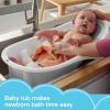 imageFisherPrice Baby to Toddler Bath Simple Support Tub with Builtin Foam HeadandBackrest for NewbornsSimple Fit Tub