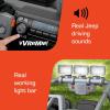 imagePower Wheels Jeep Wrangler Willys RideOn Battery Powered Vehicle with Sounds ampamp Lights for Preschool Kids Ages 3 Years Black