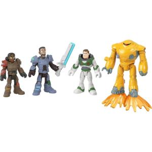 imageFisherPrice Imaginext Figure Set Disney and Pixar Lightyear Jr ZAP Patrol Multipack with Buzz Lightyear Toy for Preschool Kids Ages 3 Years
