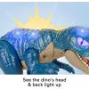 imageFisherPrice Imaginext Jurassic World Dinosaur Toy Growl ampamp Glow Baryonyx with Lights Sounds ampamp Chomping Action for Kids Ages 3 Years