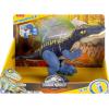 imageFisherPrice Imaginext Jurassic World Dinosaur Toy Growl ampamp Glow Baryonyx with Lights Sounds ampamp Chomping Action for Kids Ages 3 Years