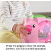 imageFisherPrice Baby Musical Toy Laugh ampamp Learn Count ampamp Rumble Piggy Bank with Songs ampamp Motion for Infants ampamp Toddlers Ages 6 Months