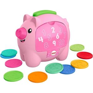 imageFisherPrice Baby Musical Toy Laugh ampamp Learn Count ampamp Rumble Piggy Bank with Songs ampamp Motion for Infants ampamp Toddlers Ages 6 Months