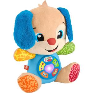 imageFisherPrice Baby Toy Laugh ampamp Learn Smart Stages Puppy Musical Plush with Lights ampamp Learning Songs for Infants Ages 6 Months