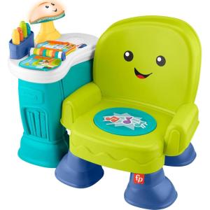 imageFisherPrice Toddler Toy Laugh ampamp Learn Song ampamp Story Learning Chair with Music Lights ampamp Activities for Kids Ages 1 Years