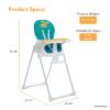 imageFisherPrice Tiny Bites High Chair 7 Height Positions Easy Fold Portable Plastic Rainbow Sherbert 636 MonthsHello Sunshine