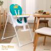 imageFisherPrice Tiny Bites High Chair 7 Height Positions Easy Fold Portable Plastic Rainbow Sherbert 636 MonthsHello Sunshine