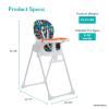 imageFisherPrice Tiny Bites High Chair 7 Height Positions Easy Fold Portable Plastic Rainbow Sherbert 636 MonthsRainbow Sherbert
