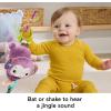 imageFisherPrice Baby Stroller Toy Sing ampamp Go Purple Monkey Musical Sensory Plush with Crinkle ampamp Clackers for Newborns from BirthStroller Toy