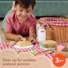 imageFisherPrice Wood Pretend Play Toy Picnic Basket 31Piece Wooden Food Playset for Preschool Kids Ages 3 Years