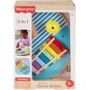 imageFisherPrice Wood Toddler Toy Musical Table 3Piece Wooden Percussion Instrument for Developmental Play Kids Ages 2 Years