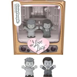 imageFisherPrice Little People Collector I Love Lucy Lucy and Ricky Special Edition Figure Set for Adults ampamp Fans in Display PackageLucy  Ricky