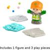 imageFisherPrice Little People Musical Toddler Toy Recycling Truck Garbage Vehicle with Figure for Pretend Play Ages 1 Years