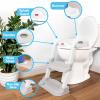 imageFisherPrice Step Up Potty 2in1 Training Seat with Safe Step Stool Ladder for Toddlers Cushioned Toilet Training Seat AntiSlip Design White