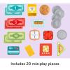 imageFisherPrice Toddler Learning Toy Laugh ampamp Learn Count ampamp Shop Cash Register Play Store with 20 Pieces for Pretend Play Kids Ages 2 Years