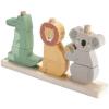 imageFisherPrice Wood Baby Toy Stack ampamp Sort Animals 10 Wooden Pieces for Developmental Play for Infants ampamp Toddlers Ages 1 Years