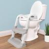 imageFisherPrice Step Up Potty 2in1 Training Seat with Safe Step Stool Ladder for Toddlers Cushioned Toilet Training Seat AntiSlip Design White