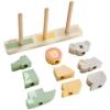 imageFisherPrice Wood Baby Toy Stack ampamp Sort Animals 10 Wooden Pieces for Developmental Play for Infants ampamp Toddlers Ages 1 Years