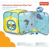 imageFisherPrice Submarine Adventure Play Tent for Kids with Projector and Bonus Whale Toy Pop Up Tent Childrens Playtent Playhouse for Indoor Outdoor Play Room Or Park  Boys Girls Kids ampamp Baby