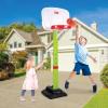 imageFisherPriceHoopsBasketball Sturdy ampamp Durable Kids Shoot Hoops Basketball Games Easy Assembly Adjustable Heights Ages 15