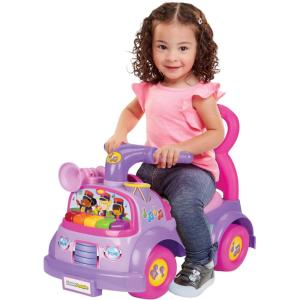 imageLittle People FisherPrice Music Parade Purple RideOn Plays 5 Marching Tunes ampamp Other Sounds Perfect for Toddler Boys ampamp Girls Ages 1 2 ampamp 3 Years Old  Helps Foster Motor SkillsPink  Purple