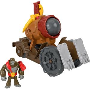 imageFisherPrice Imaginext Preschool Toys Gorilla Cannon Launcher 4Piece Poseable Figure Set for Pretend Play Kids Ages 3 Years