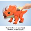 imageFisherPrice Imaginext Jurassic World Dinosaur Action Figure with KidActivated Motion ampamp Growing Spikes 775inch Aquilops Dino ToyAquilops