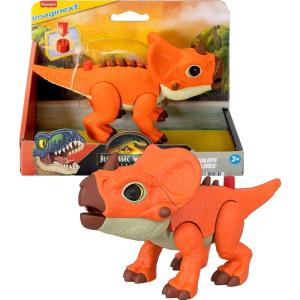 imageFisherPrice Imaginext Jurassic World Dinosaur Action Figure with KidActivated Motion ampamp Growing Spikes 775inch Aquilops Dino ToyAquilops