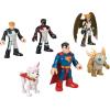 imageFisherPrice Imaginext Superman Action Figure Multipack 6 Characters 3inch Collectible Set with Krypto ampamp Kaiju