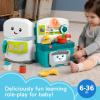 imageFisherPrice Baby ampamp Toddler Toy Laugh ampamp Learn Learning Kitchen Playset with Music Lights ampamp 5 Play Pieces for Kids Ages 6 Months