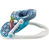 imageFisherPrice Portable Baby Chair Darling Dots SitMeUp Floor Seat with BPAFree Teether ampamp Clacker Newborn Developmental ToysBlue