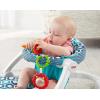 imageFisherPrice Portable Baby Chair Darling Dots SitMeUp Floor Seat with BPAFree Teether ampamp Clacker Newborn Developmental ToysBlue