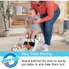 imageFisherPrice Portable Baby Chair Darling Dots SitMeUp Floor Seat with BPAFree Teether ampamp Clacker Newborn Developmental ToysCow