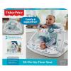 imageFisherPrice Portable Baby Chair Darling Dots SitMeUp Floor Seat with BPAFree Teether ampamp Clacker Newborn Developmental ToysPacific Pebble