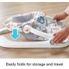 imageFisherPrice Portable Baby Chair Darling Dots SitMeUp Floor Seat with BPAFree Teether ampamp Clacker Newborn Developmental ToysRainbow Showers