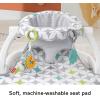 imageFisherPrice Portable Baby Chair Darling Dots SitMeUp Floor Seat with BPAFree Teether ampamp Clacker Newborn Developmental ToysStarlight Bursts