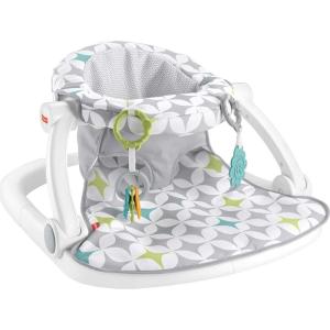 imageFisherPrice Portable Baby Chair Darling Dots SitMeUp Floor Seat with BPAFree Teether ampamp Clacker Newborn Developmental ToysStarlight Bursts