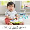 imageFisherPrice Baby Toy Laugh ampamp Learn Silly Sounds LightUp Piano Musical Instrument with Learning Songs for Infants Ages 6 MonthsSmall