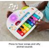 imageFisherPrice Baby Toy Laugh ampamp Learn Silly Sounds LightUp Piano Musical Instrument with Learning Songs for Infants Ages 6 MonthsSmall