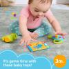 imageFisherPrice Newborn Toys LevelUp Little Gamer Gift Set Baby Rattle Teether ampamp Crinkle Activities for Infants Ages 3 Months
