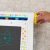 imageFisherPrice Preschool Toy Learn ampamp Doodle Desk MessFree Writing ampamp Drawing Tablet with LCD Screen for Travel Creative Play Kids Ages 3 Years
