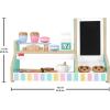 imageFisherPrice Wood Pretend Play Toy Ice Cream Shop Set 18Piece Wooden Food Playset for Preschool Kids Ages 3 YearsCoffee Shop